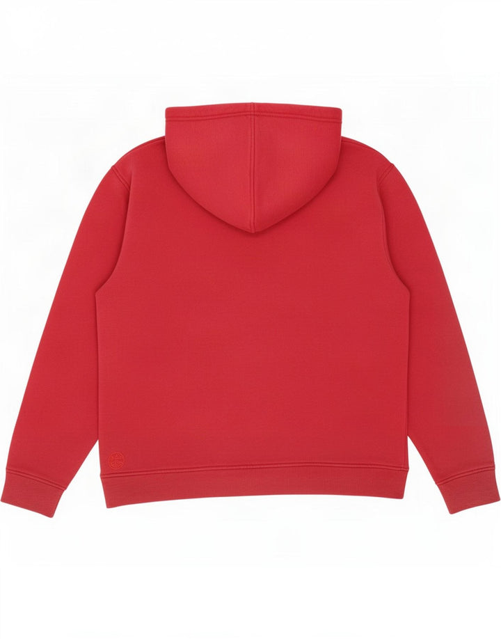 Felpa con cappuccio da uomo Fat Face in cotone rosso medio