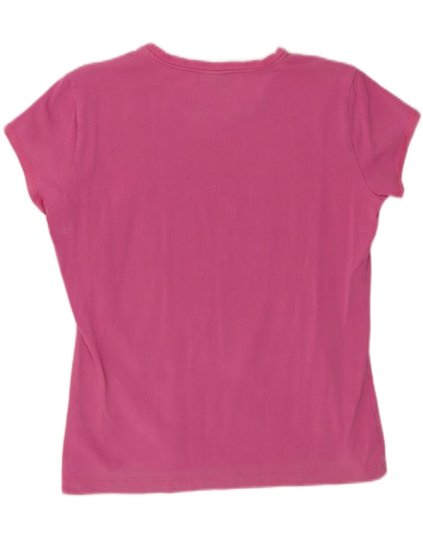 T-shirt ASICS da donna Top UK 18 XL cotone rosa