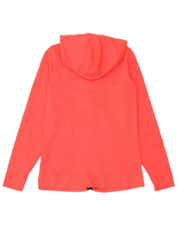 Maglione con cappuccio e zip da donna Under Armour UK 10 piccolo poliestere rosa
