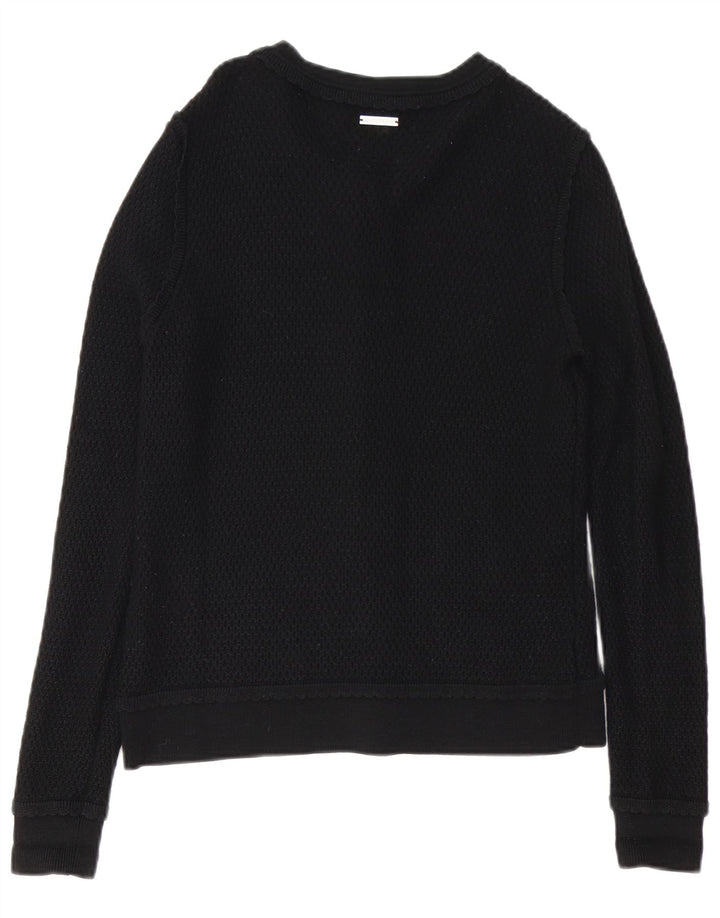 Maglione cardigan da donna Michael Kors UK 14 medio nero