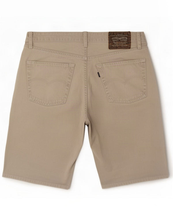 Levi's Pantaloncini di jeans regolari da uomo grandi W33 Cotone beige