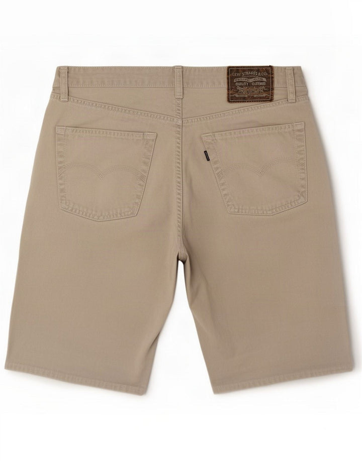 Levi's Pantaloncini di jeans regolari da uomo grandi W33 Cotone beige