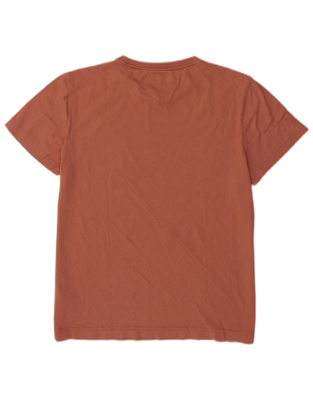 T-shirt da uomo Tommy Hilfiger Top in cotone marrone medio