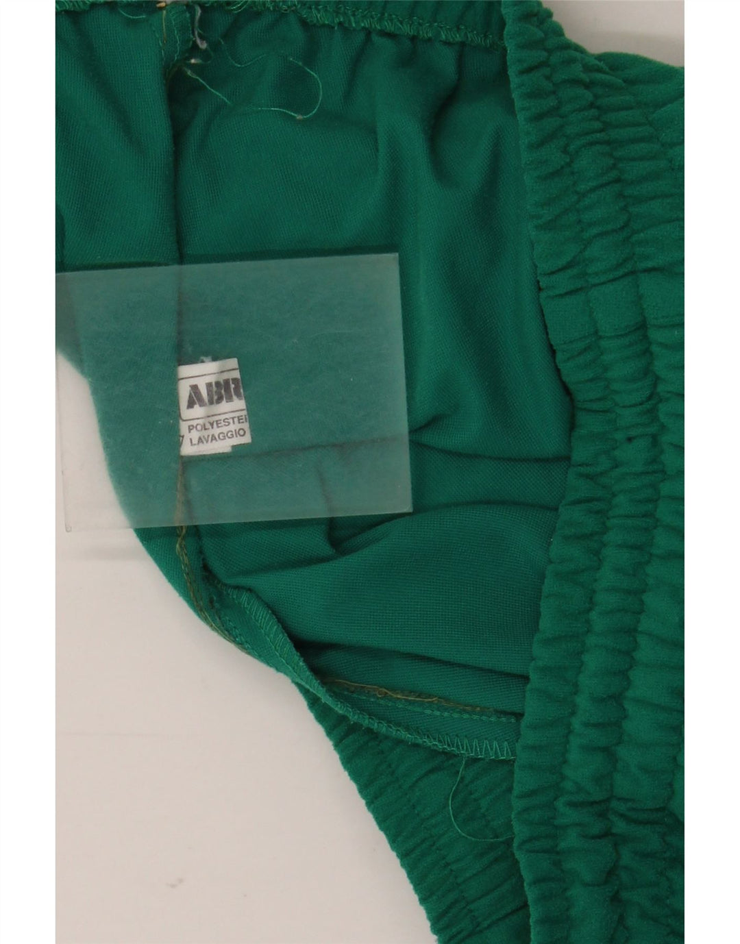 Tuta intera da donna vintage UK 14 Poliestere color block verde medio