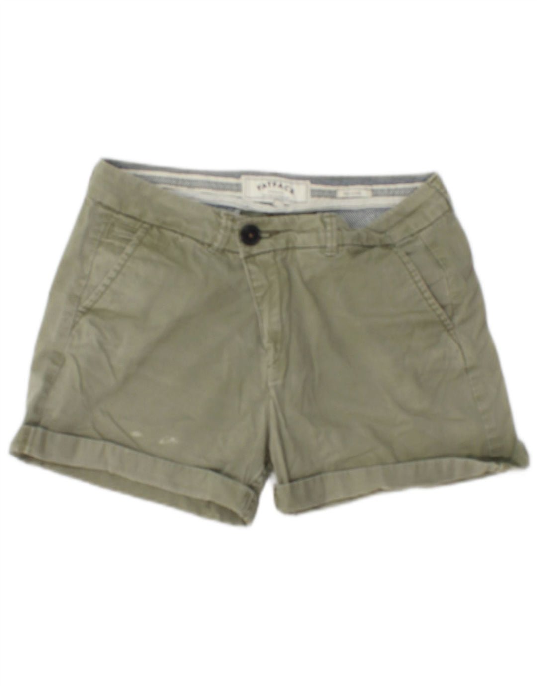 Pantaloncini chino da donna FAT FACE UK 10 piccoli in cotone verde