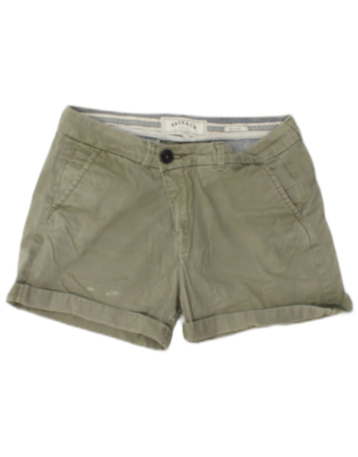 Pantaloncini chino da donna FAT FACE UK 10 piccoli in cotone verde