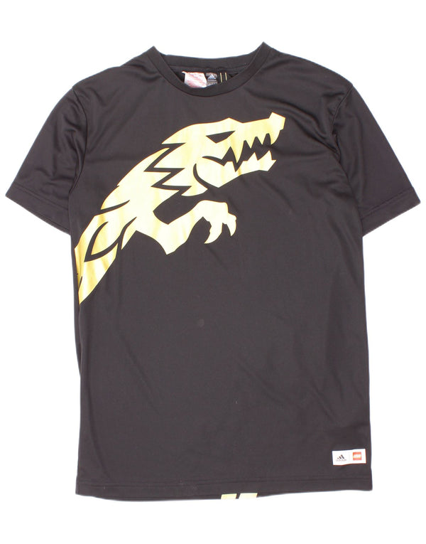 Maglietta Adidas Primegreen Graphic da ragazzo 11-12 anni in poliestere nero