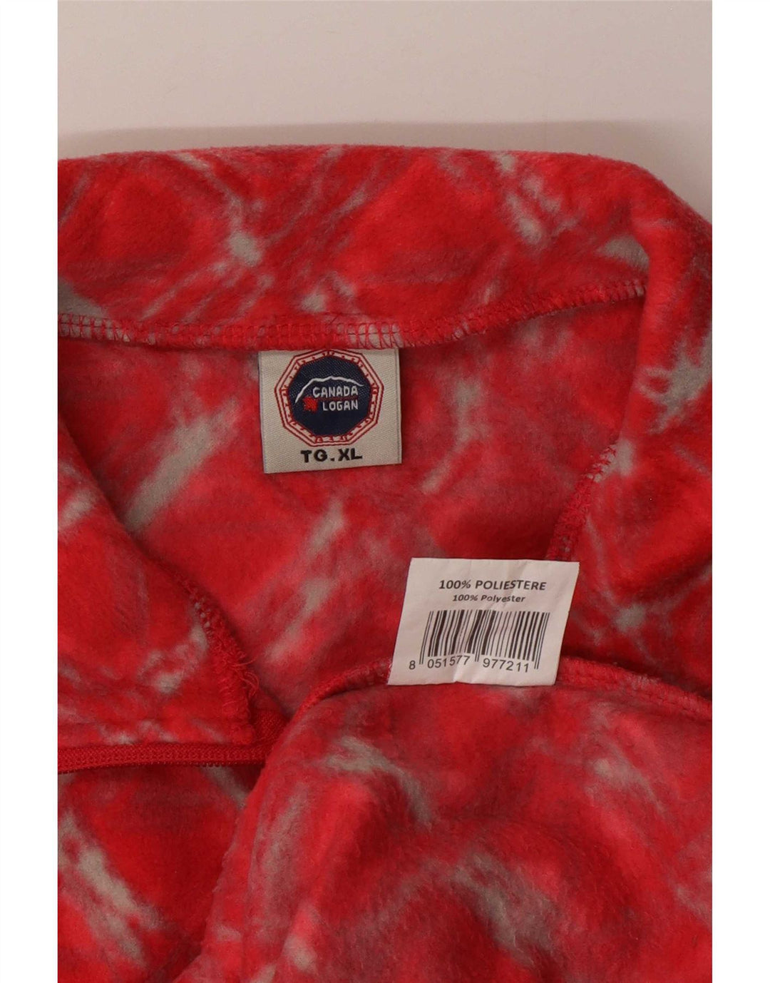 Giacca in pile da donna Canada Logan UK 18 XL Poliestere geometrico rosa