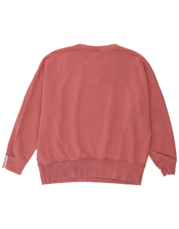 Felpa oversize da donna Adidas UK 18 XL cotone rosa