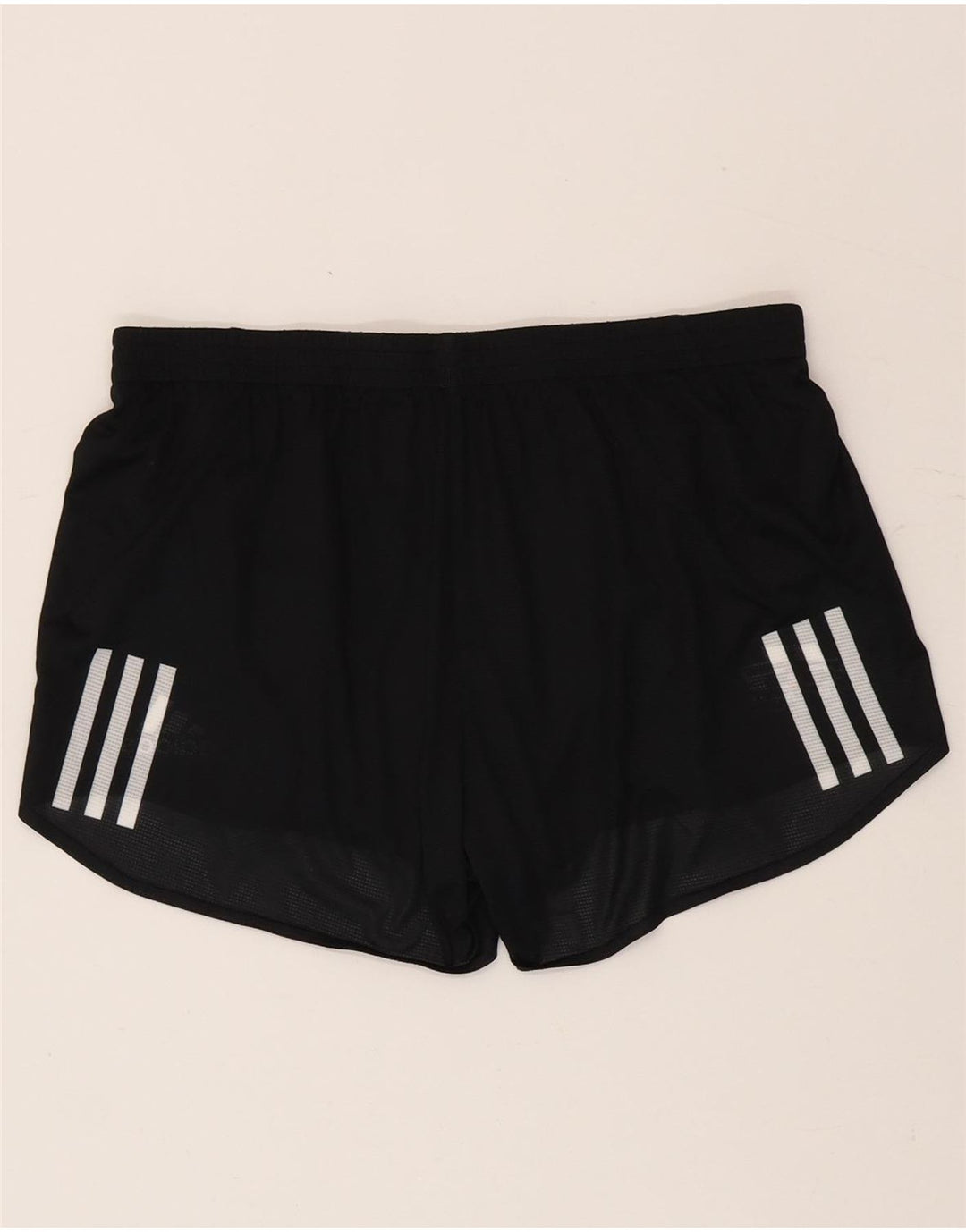 Pantaloncini sportivi grafici Adidas da donna UK 12/14 poliestere nero medio