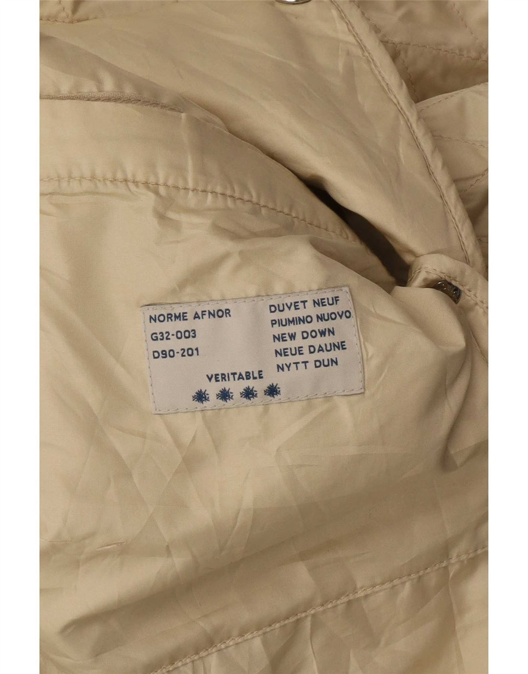Giacca trapuntata da donna Moncler taglia 4 XL beige