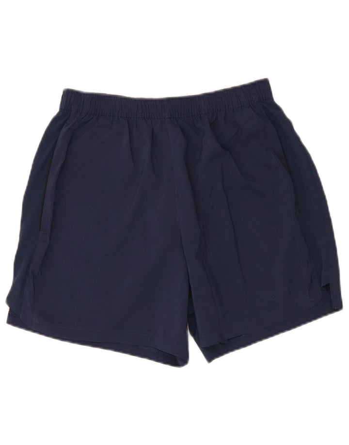 Pantaloncini sportivi da uomo New Balance piccoli in poliestere blu navy