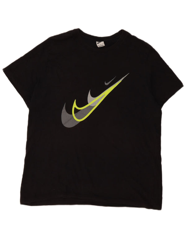 T-shirt grafica da uomo Nike Top 2XL cotone nero