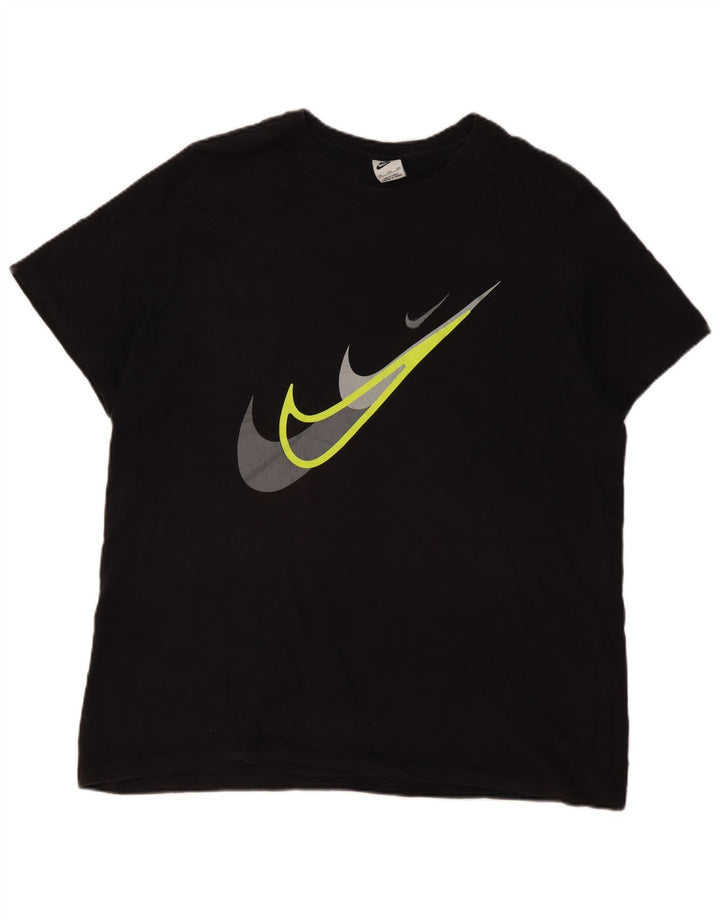 T-shirt grafica da uomo Nike Top 2XL cotone nero