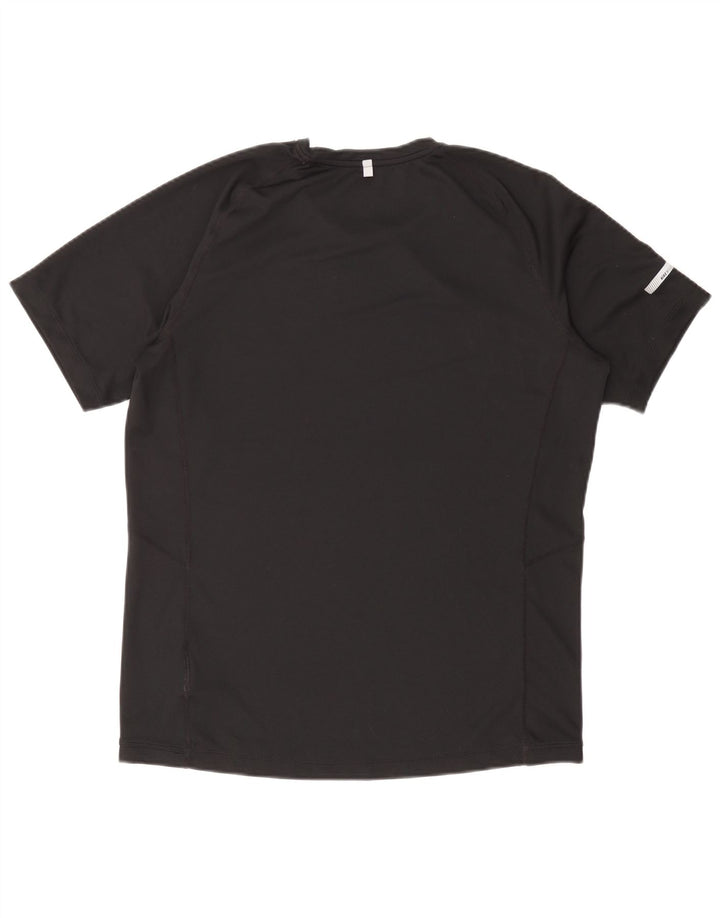 T-shirt Nike Dri Fit da uomo, grande, in poliestere nero
