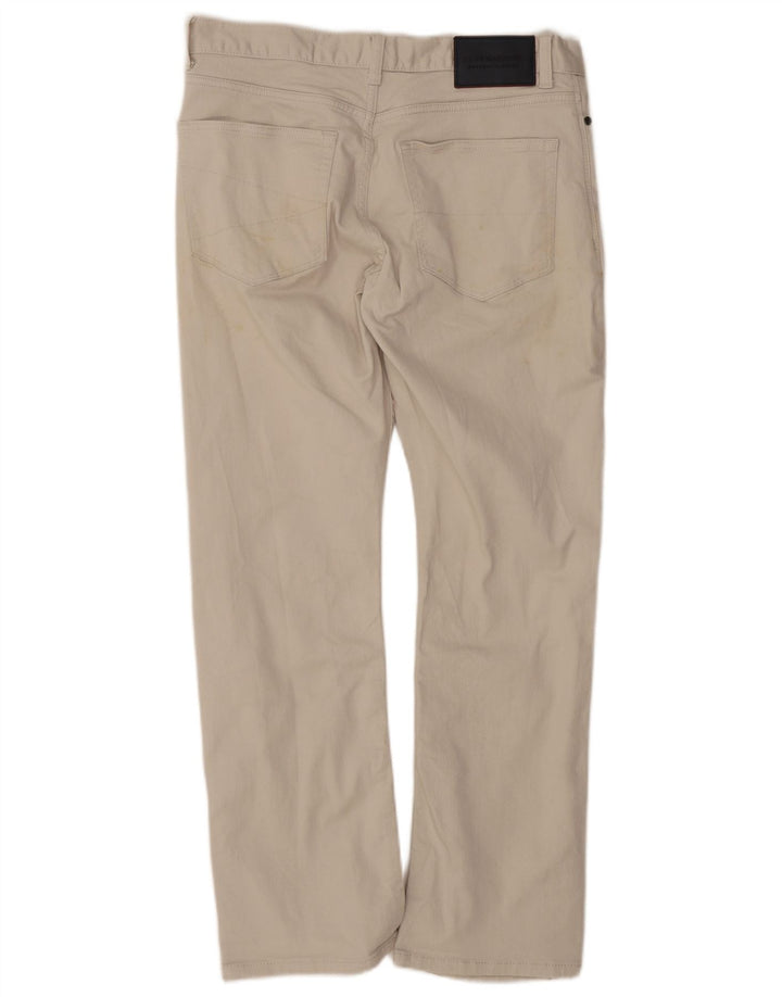 Pantaloni casual bootcut da uomo Marks & Spencer W32 L29 Cotone beige