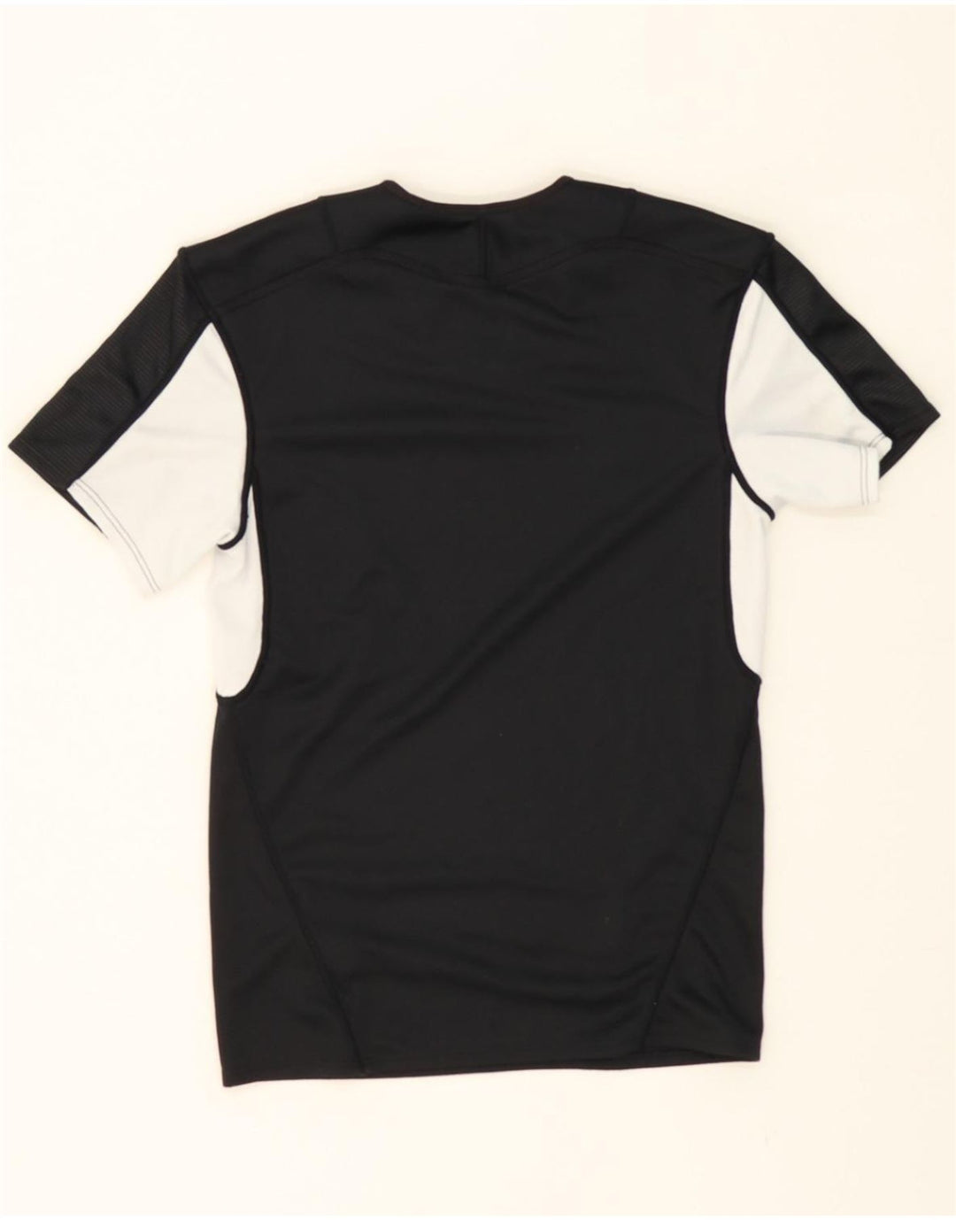 CANTERBURY Mens Graphic T-Shirt Top XS Black Colourblock Polyester Vintage Canterbury and Second-Hand Canterbury from Messina Hembry 