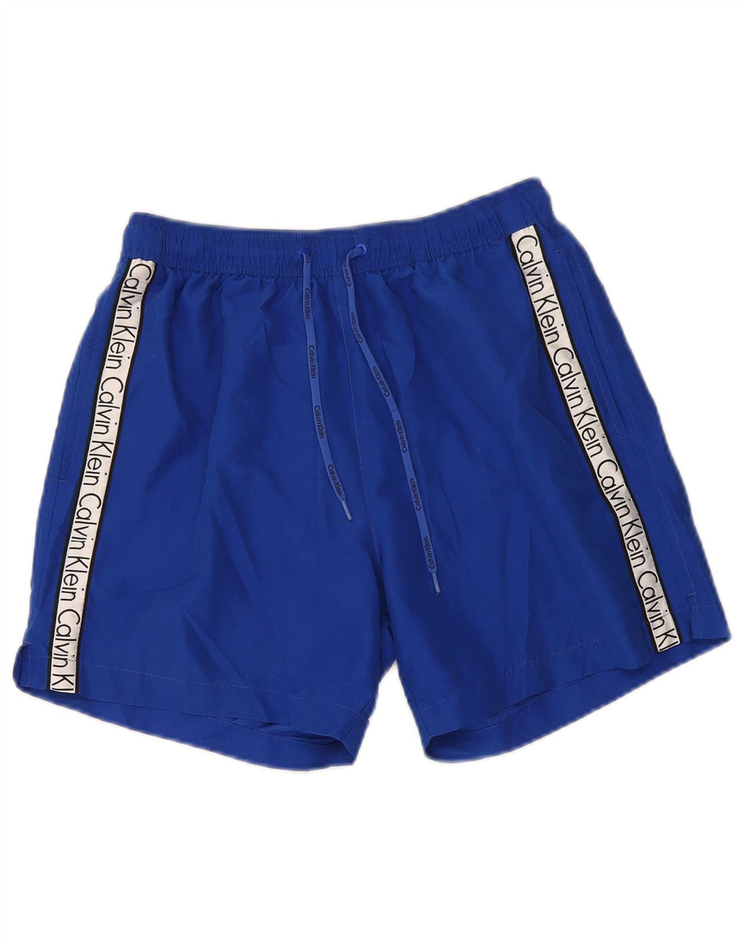 Pantaloncini da bagno grafici da donna Calvin Klein UK 12 Colorblock blu medio
