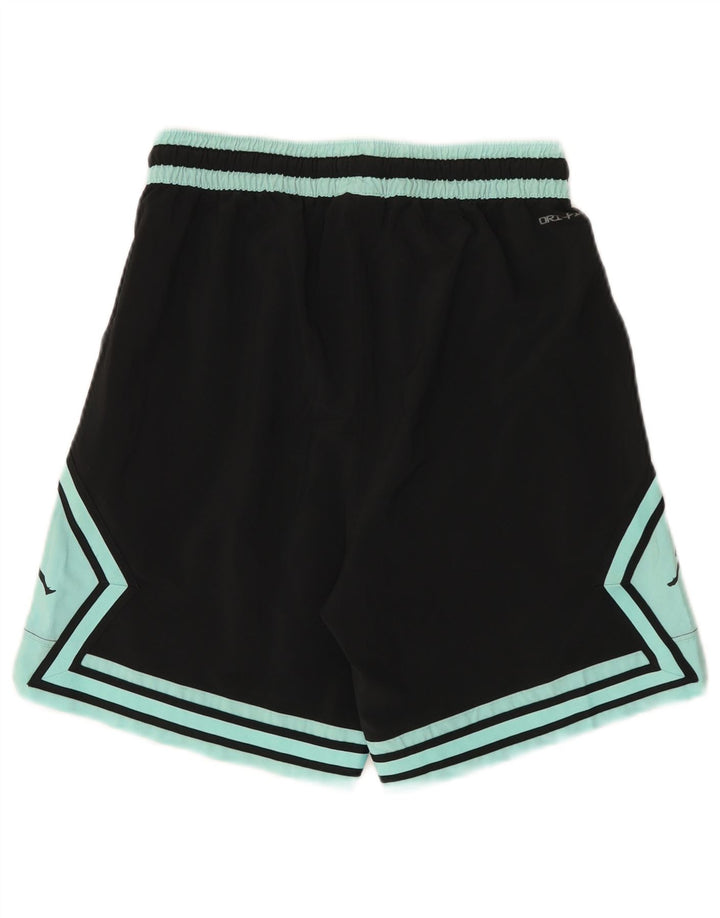 Pantaloncini sportivi Jordan Dri Fit Graphic da uomo, piccoli, in poliestere color block nero