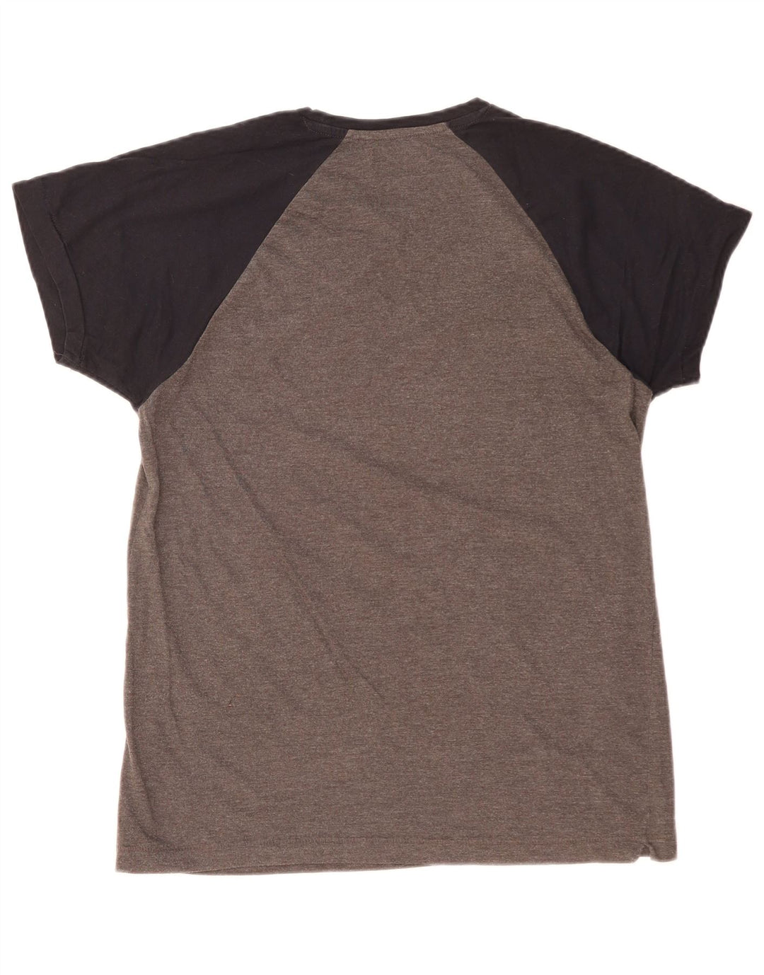 T-shirt da uomo FRENCH CONNECTION Top grande in cotone color block grigio