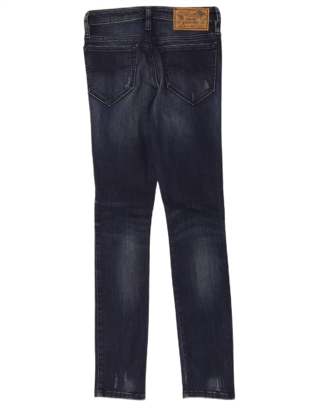 Jeans skinny effetto consumato da donna DIESEL W26 L29 cotone blu