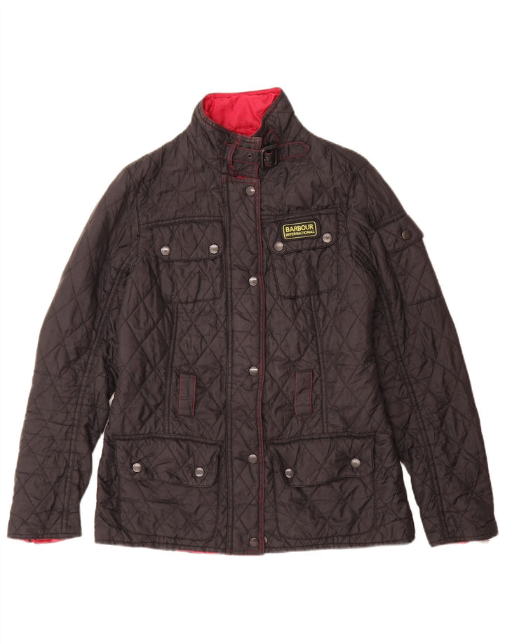 Giacca trapuntata da donna Barbour UK 10 piccola nera