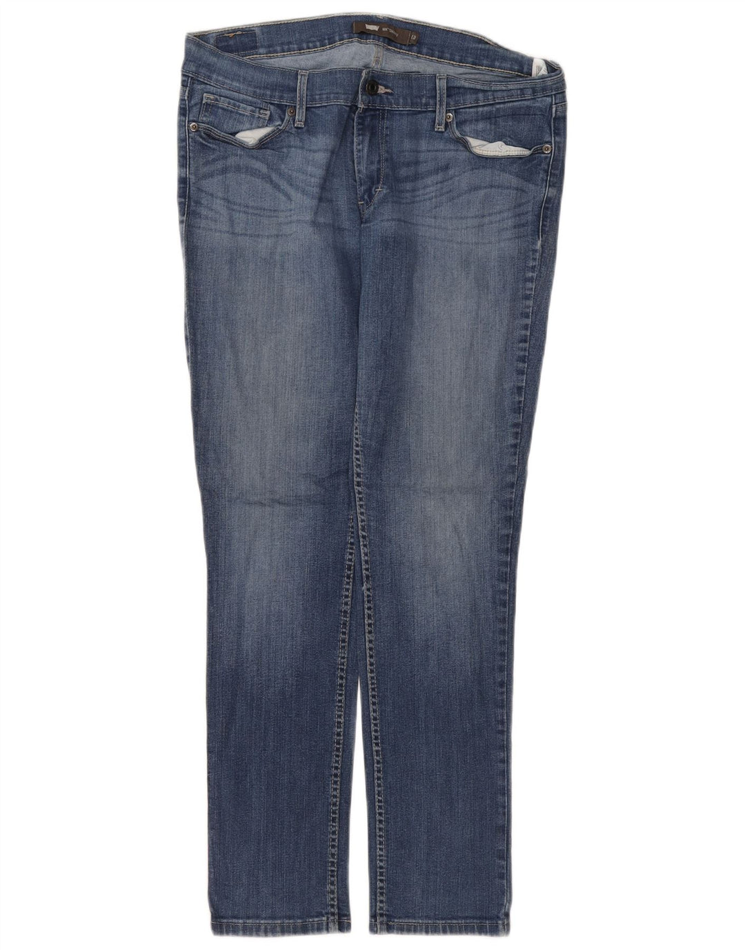 LEVI'S Jeans skinny 524 da donna W31 L32 cotone blu