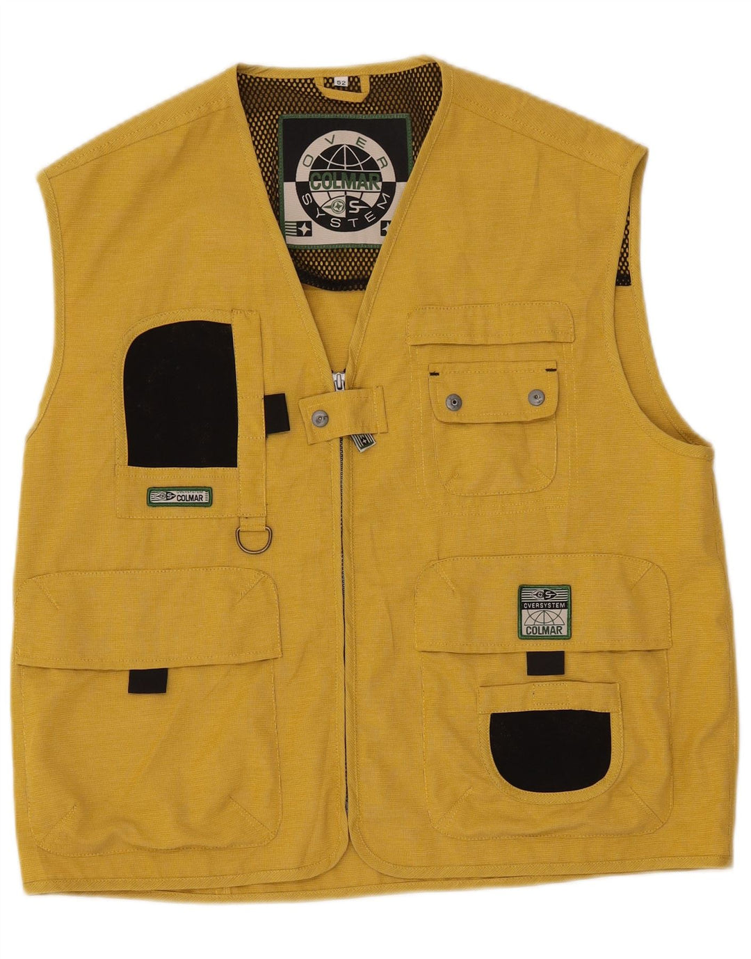 COLMAR Mens Utility Gilet IT 52 Large Yellow