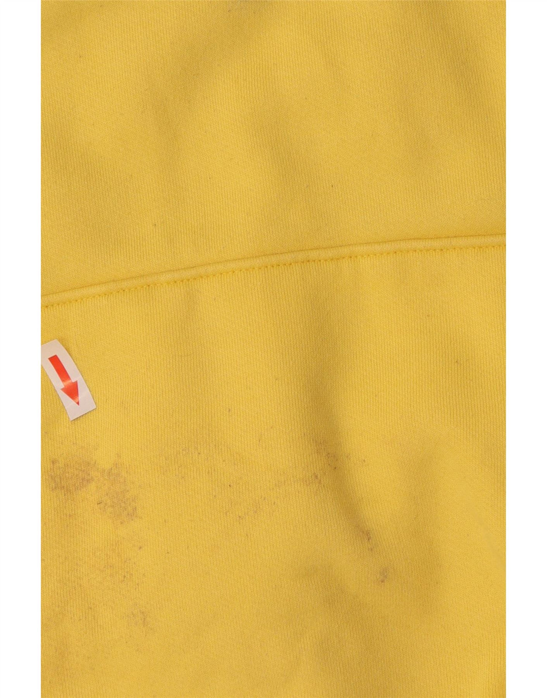 TOMMY HILFIGER Maglione con cappuccio grafico da uomo grande cotone giallo