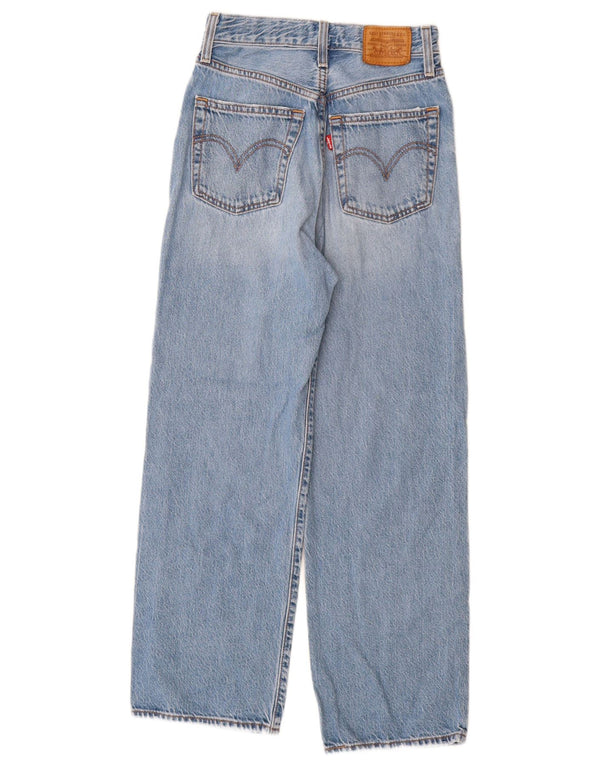 Jeans dritti Ribcage da donna Levi's W25 L27 cotone blu
