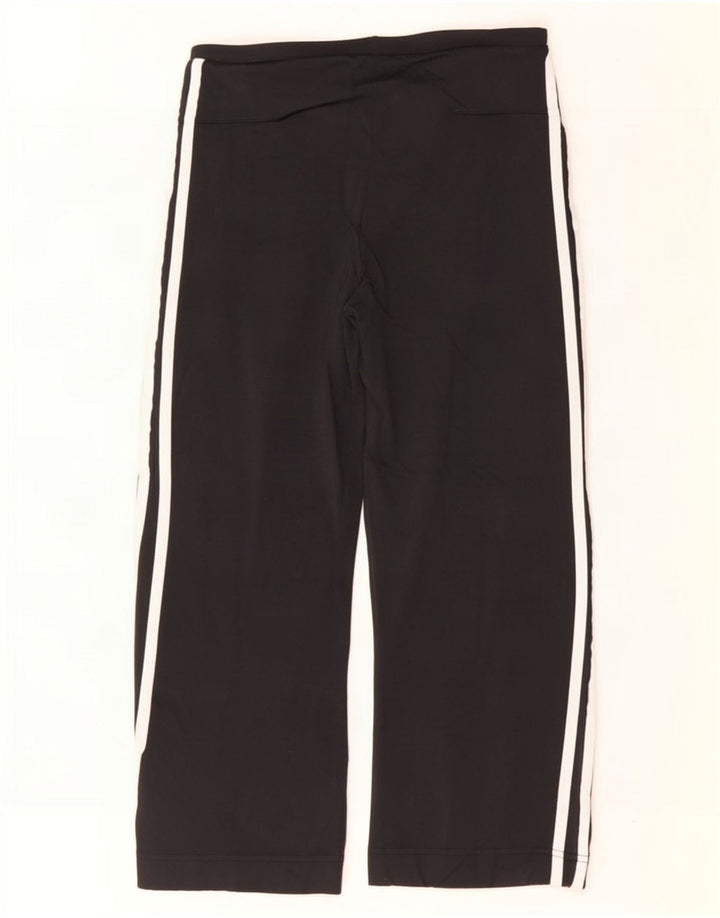 Pantaloni da tuta Adidas Capri da donna UK 12 medi neri