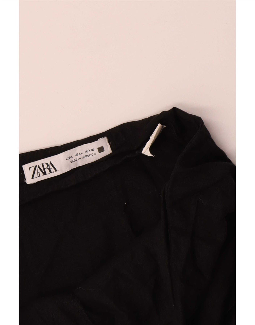 Pantaloncini casual da donna Zara grandi W30 neri
