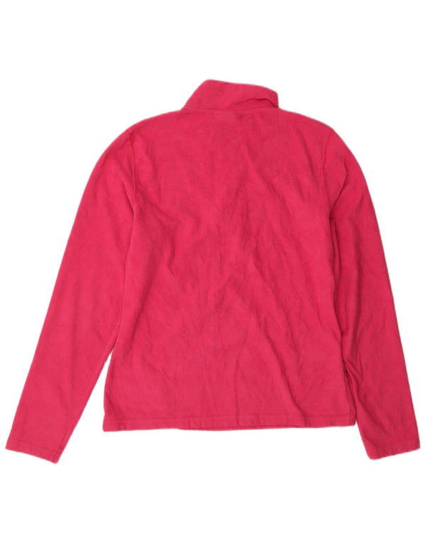 Maglione in pile da donna con collo e zip The North Face UK 10 Small Rosa Poliestere