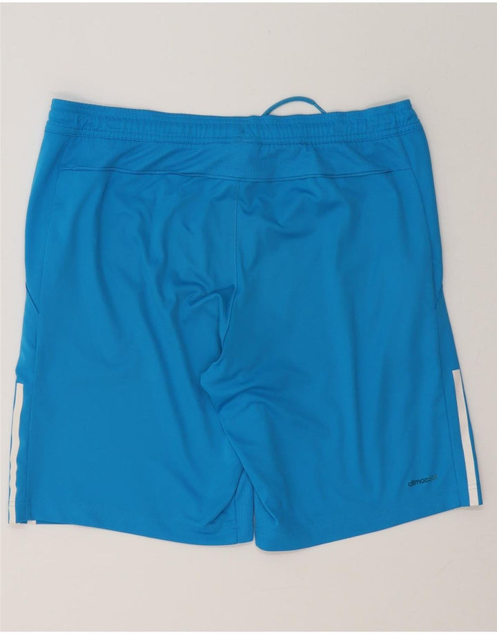 Pantaloncini sportivi Adidas Climacool da uomo in poliestere blu medio