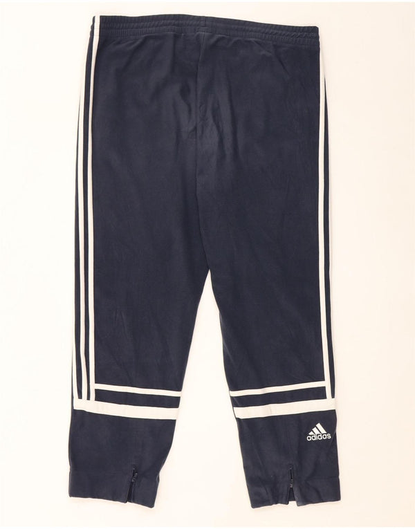 Pantaloni da tuta da uomo Adidas XL poliestere blu navy