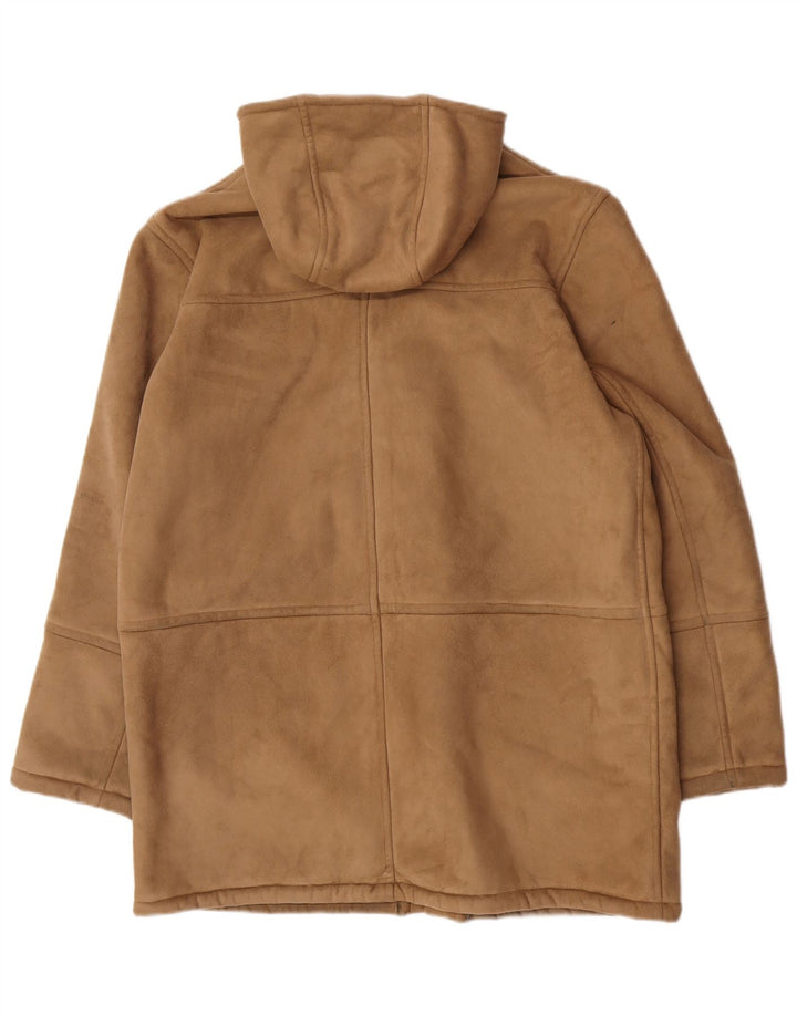 Giacca Sherpa con cappuccio da uomo Conbipel Studio UK 38 Poliestere marrone medio