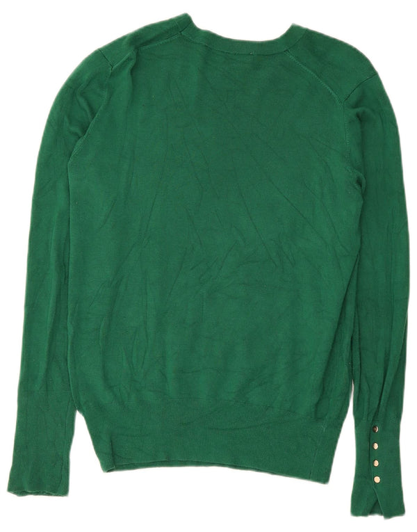 Maglione maglione con scollo a barca da donna Zara UK 18 XL verde