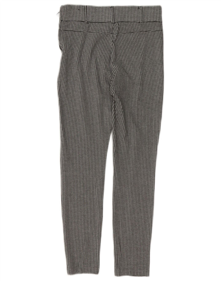 Leggings Zara Trafaluc da donna UK 8 piccoli a quadretti neri