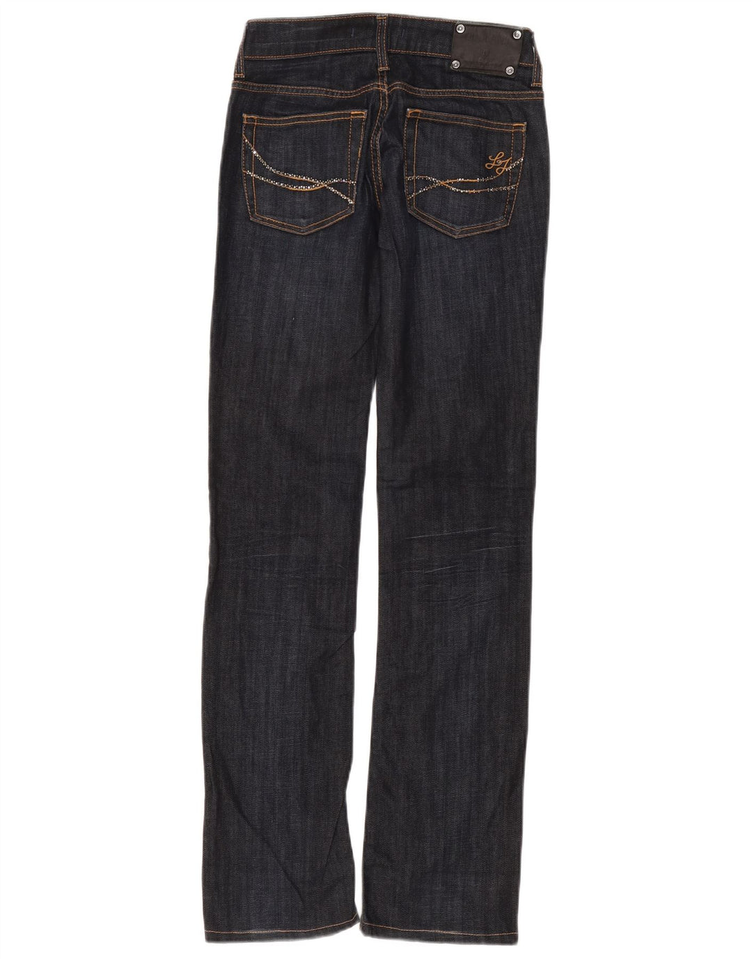 Jeans dritti da donna Liu Jo W28 L31 cotone blu navy