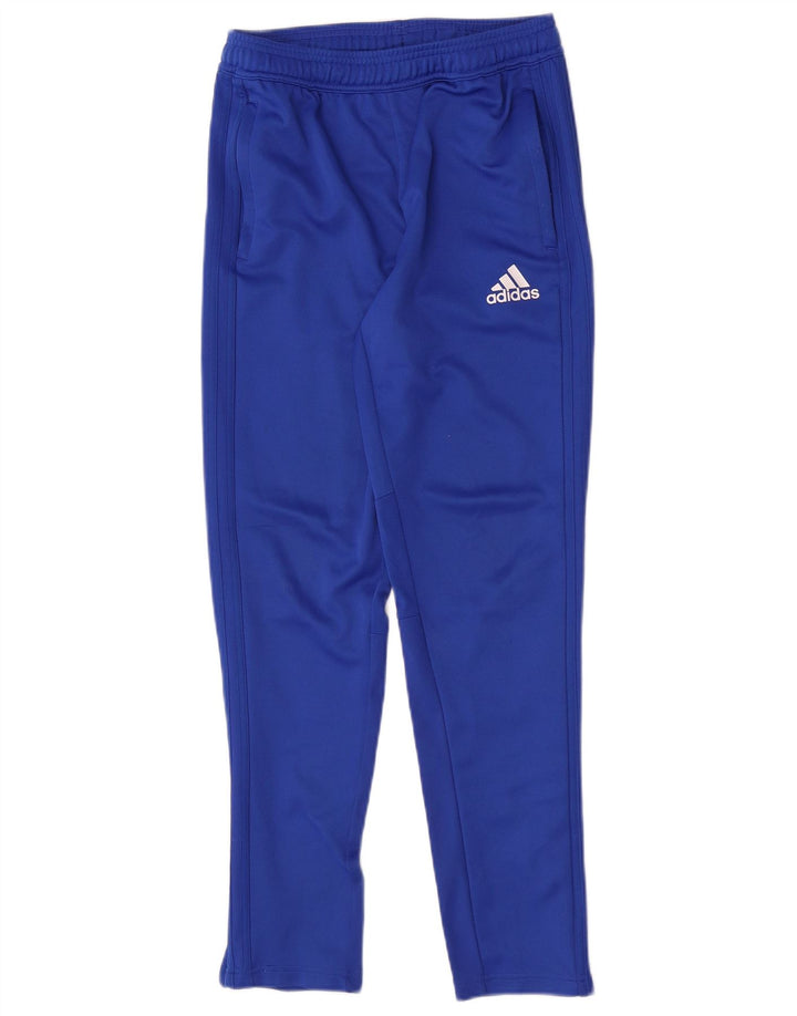 Pantaloni da tuta Adidas Slim Fit da ragazzo 13-14 anni in poliestere blu