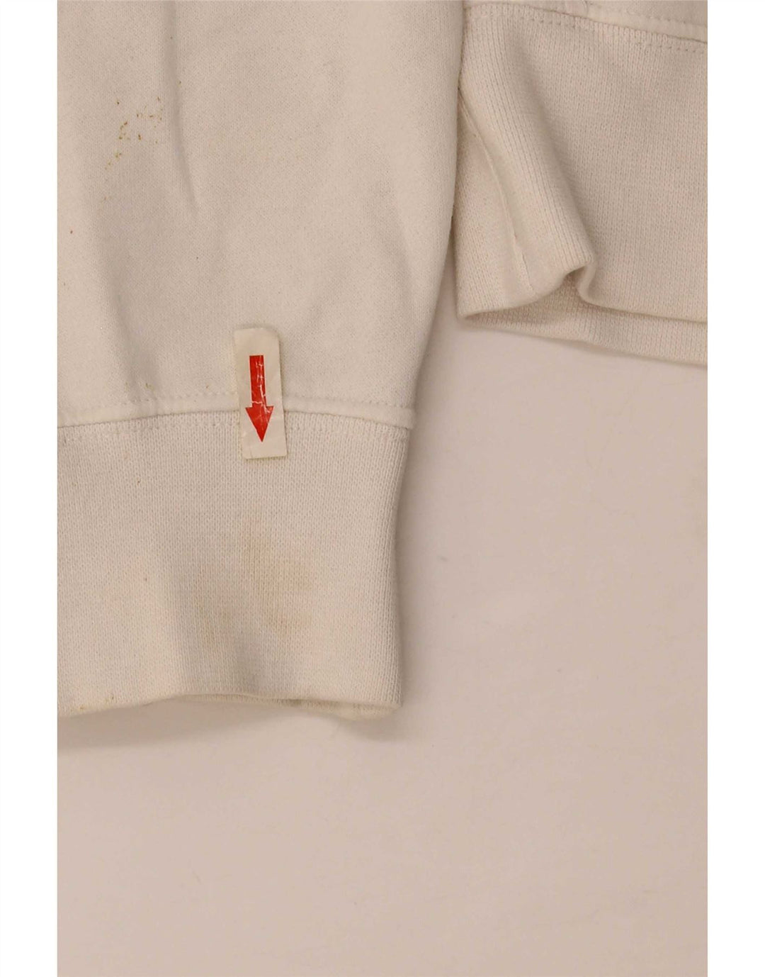 Felpa Nike da uomo vestibilità ampia maglione XS cotone bianco