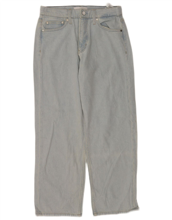 CALVIN KLEIN Jeans dritti da donna W28 L27 Blu cotone