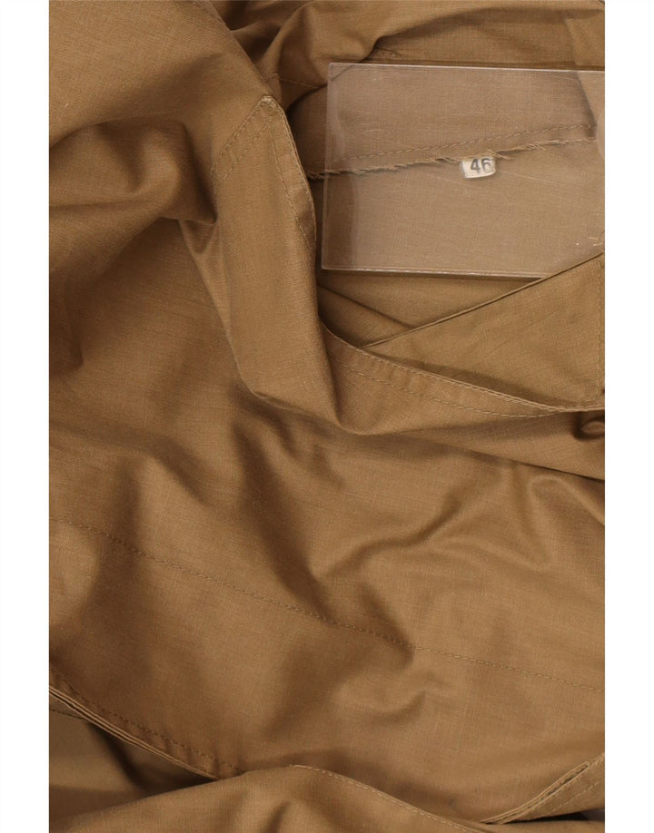 Trench da uomo vintage EU 46 piccolo marrone