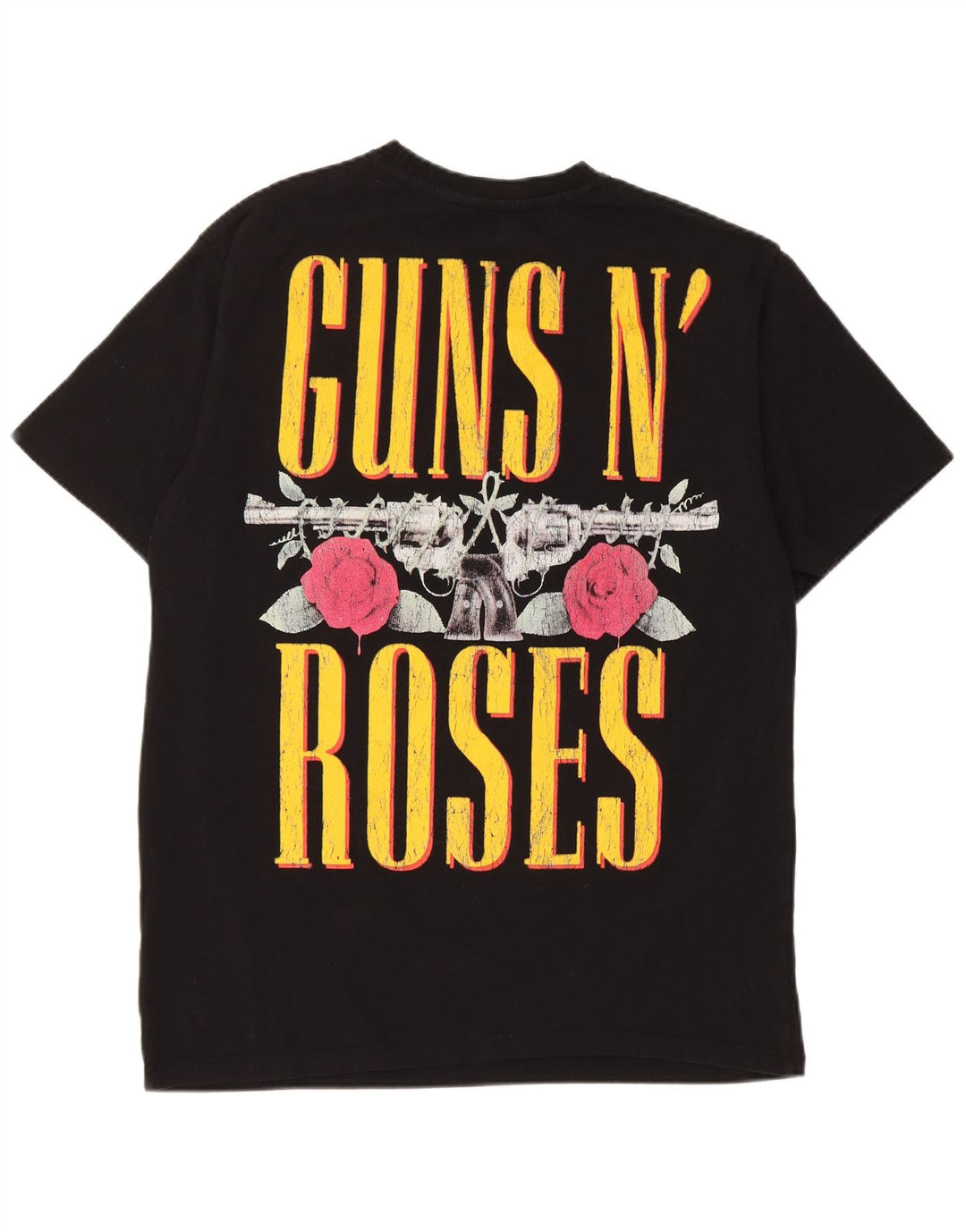 T-shirt grafica da uomo Pull & Bear Top in poliestere nero medio