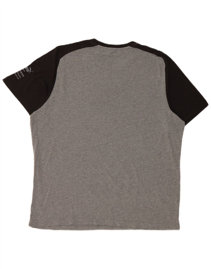 T-shirt grafica da uomo PUMA Top XL grigio color block