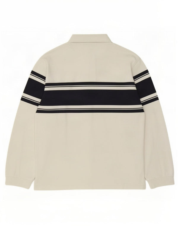 Polo Marks & Spencer da uomo blu Harbour grande blocco colore bianco