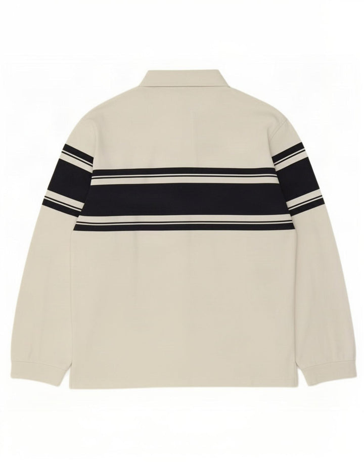 Polo Marks & Spencer da uomo blu Harbour grande blocco colore bianco