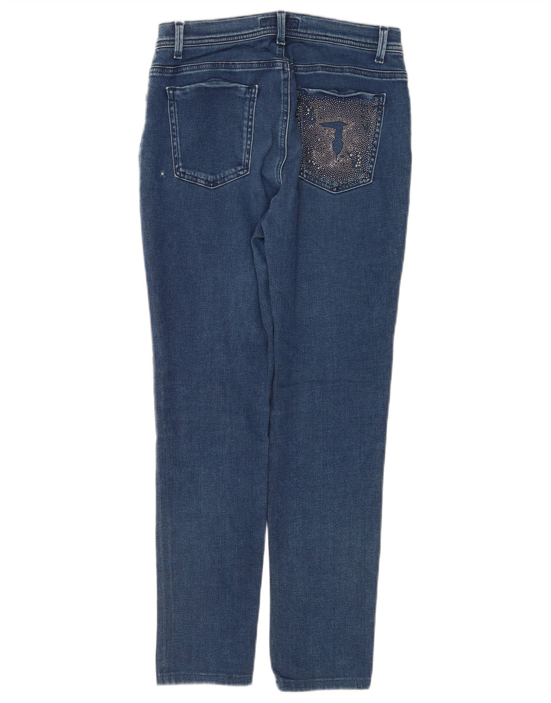 Jeans Slim Donna Trussardi W28 L28 Blu Navy