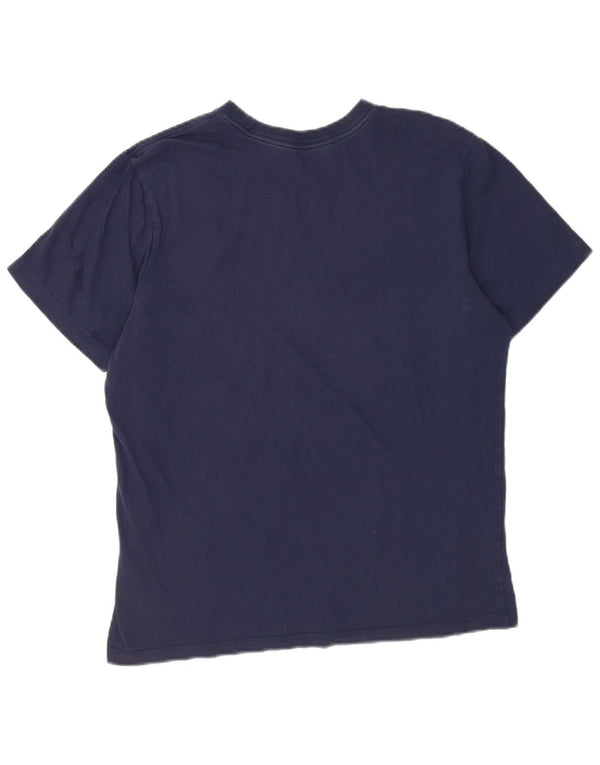 T-shirt da uomo Nike Top in cotone blu navy medio