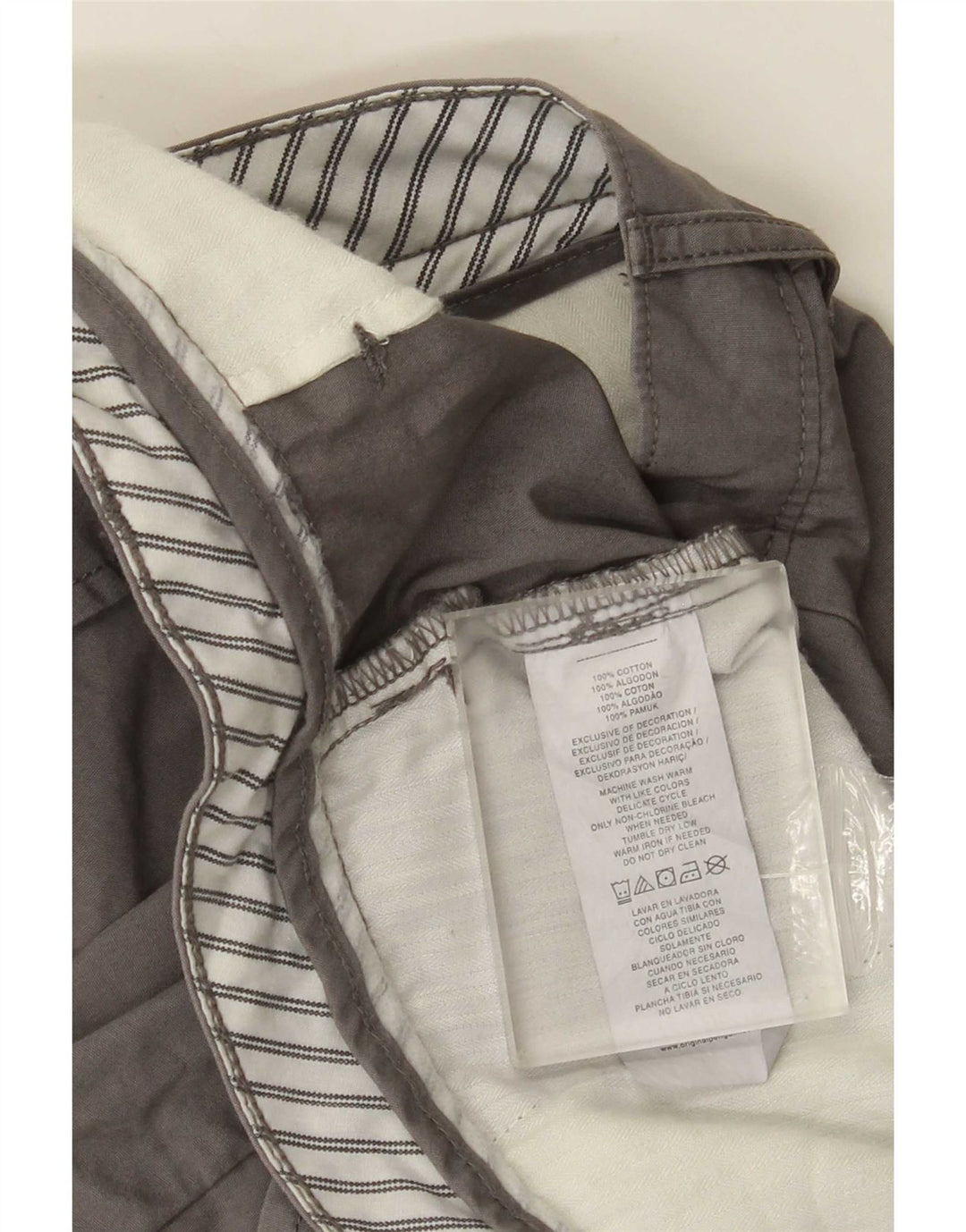 Pantaloni corti da uomo Penguin W54 L25 cotone grigio